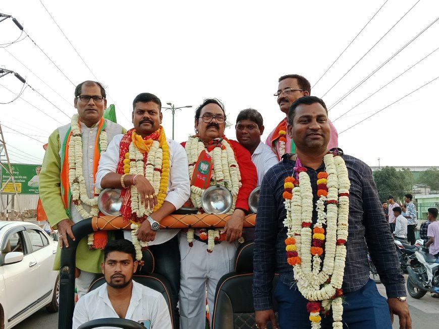 Dr ପ୍ରକାଶ ଶ୍ରୀ ଚନ୍ଦନଙ୍କ ନେତୃତ୍ୱରେ ଉତ୍ତର ଭୁବନେଶ୍ବରରେ BJPର ବିଶ୍ଵାଳ ବାଇକ୍ ରାଲି