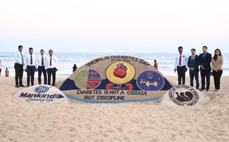 ପ୍ରାରମ୍ଭିକ ମଧୁମେହ ନିର୍ଣ୍ଣୟ ଏବଂ ସୁସ୍ଥ ଜୀବନଶୈଳୀକୁ ପ୍ରୋତ୍ସାହିତ କରିବା ପାଇଁ ବିଶ୍ୱ ମଧୁମେହ ଦିବସରେ ଅଭିନବ ବାଲୁକାକଳା