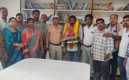 ତାଲପାଲି ଉଚ୍ଚମାଧ୍ୟମିକ ବିଦ୍ୟାଳୟରେ ଅବସର କାଳୀନ ସମ୍ବର୍ଦ୍ଧନା ସଭା ।          