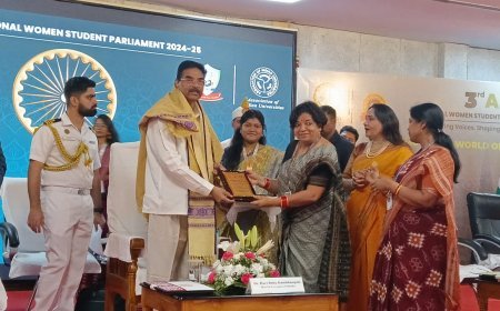 ମାନ୍ୟବର ରାଜ୍ୟପାଳ ଡକ୍ଟର ହରି ବାବୁ କମ୍ଭମ୍ପତିଙ୍କ ଦ୍ଵାରା  ସେଞ୍ଚୁରିଆନ ବିଶ୍ୱବିଦ୍ୟାଳୟ, ପାରଳାଖେମୁଣ୍ଡିରେ (AIU) ଜାତୀୟ ମହିଳା ଛାତ୍ର ସଂସଦ ୨୦୨୪-୨୫ର ତୃତୀୟ ସଂସ୍କରଣର ଉଦ୍‌ଘାଟିତ । 