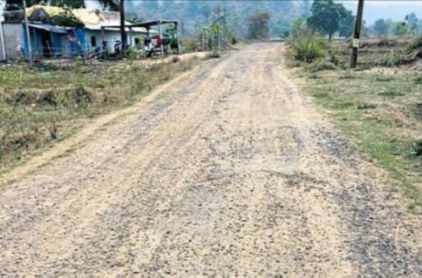 ଏମ୍‌ଭି ୫୩ ଠାରୁ ଶିମିଳିଗୁଡ଼ା ରାସ୍ତା ଆଜି ମରଣଯନ୍ତା ।