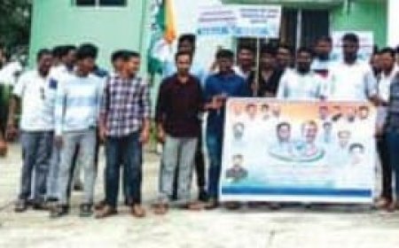 ରାଜ୍ୟପାଳଙ୍କୁ ଜିଲା ଛାତ୍ର କଂଗ୍ରେସର ଦାବିପତ୍ର .