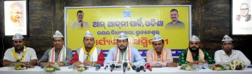 ଆମ୍ ଆଦମୀ ପାର୍ଟି ଭୁବନେଶ୍ୱର ଉତ୍ତର ବିଧାନସଭା ରେ ଏକ କାର୍ଯ୍ୟକର୍ତ୍ତା ସମ୍ମିଳନୀ .