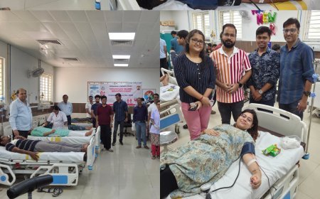 ନ୍ୟାସନାଲ ଡ଼କ୍ଟରସ ଡେ ପାଳନ ଅବସରରେ ରକ୍ତ ଦାନ ଶିବିର ଅନୁଷ୍ଠିତ।