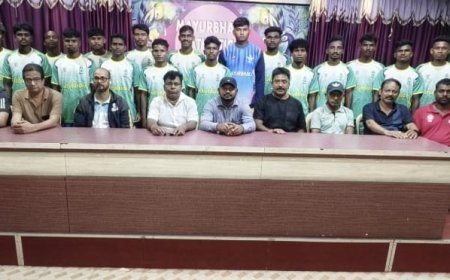 ରାଜ୍ୟସ୍ତରୀୟ ସାହାଣୀ କପ ଫୁଟବଲ ଚମ୍ପିୟାନସିପ ପାଇଁ ମୟୁରଭଞ୍ଜର ୨୫ ଜଣିଆ ଦଳ ଘୋଷିତ  .