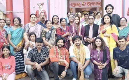 ବାରିପଦାରେ ଆଧ୍ୟାତ୍ମିକ ଓଡ଼ିଆ ଚଳଚିତ୍ର "ଶ୍ରୀଜଗନ୍ନାଥଙ୍କ ନବକଳେବର" ର ଟିମ I