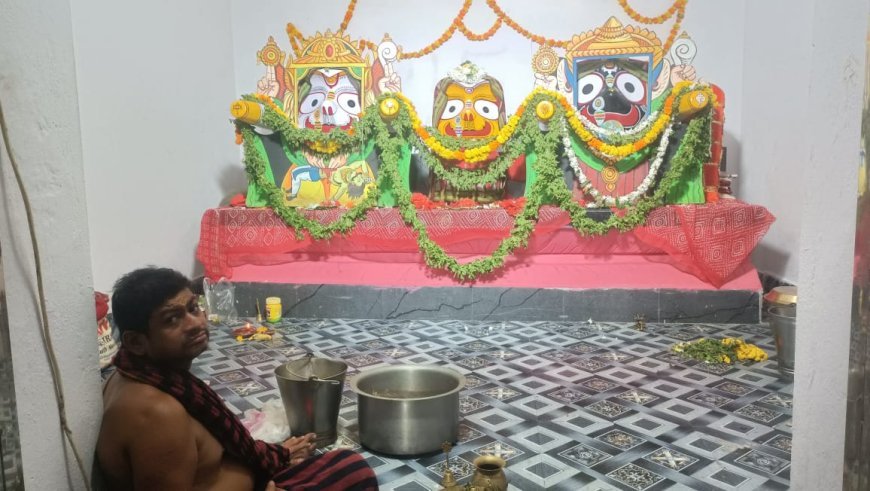 ଆଡ଼ପ ମଣ୍ଡପରେ ଶ୍ରୀଜୀଉଙ୍କ ବରାହ ନୃସିଂହ ଅବତାରରେ ଦର୍ଶନ କଲେ ଭକ୍ତ।