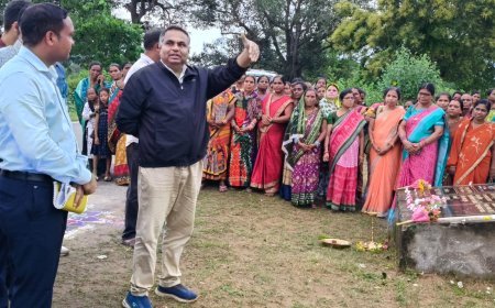 ପଞ୍ଚାୟତରାଜ ଓ ପାନୀୟ ଜଳ ଯୋଗାଣ ବିଭାଗ ସଚିବଙ୍କ ଗୁଣପୁର ଗସ୍ତ ।