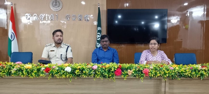  ହାତୀ ଆକ୍ରମଣ ଓ ପ୍ରତିରୋଧକ ପଦକ୍ଷେପ  ପାଈଁ  ସାମ୍ବାଦିକ ସମ୍ମିଳନ I