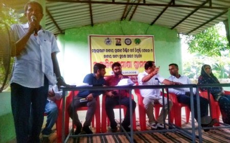 ଖଣ୍ଡପଡା ନିର୍ବାଚନ ମଣ୍ଡଳୀ ଅଧୀନ ଶିଖରପୁରୁ ଗ୍ରାମ ପଂଚାୟତ କାଯ୍ୟା ଲୟ ପରିସରରେ ଆୟୋଜନ ଜଣାଶୁଣାଣି ଶିବିର.