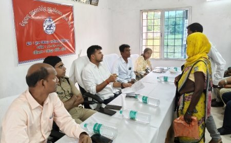 ସିମିଳିବାଞ୍ଛା ଗ୍ରାମ ପଞ୍ଚାୟତ ଠାରେ ଯୁଗ୍ମ ଜନ ଅଭିଯୋଗ ଶୁଣାଣି ଶିବି.