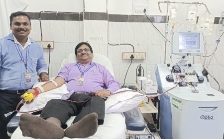 କେଉଁଝର ର ଜଟିଳ କ୍ୟାନ୍ସର ରୋଗ ରେ ପୀଡ଼ିତା ଛାତ୍ରୀ ଙ୍କୁ ପ୍ଲେଟଲଟ ଦାନ କରିଲେ ନିୟମିତ ରକ୍ତଦାତା ଡଃ ନିରୋଜ କୁମାର ପୋଥାଳ ------------------------------- କେଉଁଝର ର ଜଣେ ୧୩ ବର୍ଷୀୟ ଛାତ୍ରୀ