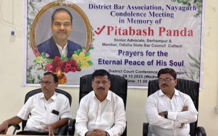 ଆଇନଜୀବୀ ପୀତବାସ ପଣ୍ଡା ଙ୍କ ହତ୍ୟା କୁ ନିନ୍ଦା କଲା ଜିଲ୍ଲା ଓକିଲ.