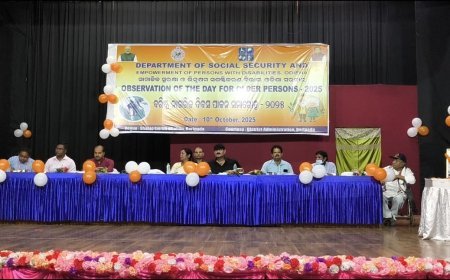District-Level Senior Citizens’ Day 2025 Celebrated in Baripada .