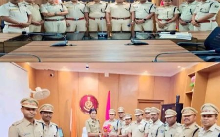 ନୟାଗଡ଼ ଜିଲ୍ଲା ପୁଲିସରେ ୧୧ ଏସ୍‌ଆଇରୁ ଇନ୍ସପେକ୍ଟର ପାହ୍ୟାକୁ ପଦୋନ୍ନତି ପାଇଥିବା ଅଧିକାରୀଙ୍କୁ ଶୁଭେଚ୍ଛା ଜଣାଇଲେ ନୟାଗଡ ଜିଲ୍ଲା ଆରକ୍ଷୀ ଅଧିକ୍ଷକ ଏସ୍ ସୁଶ୍ରୀ।