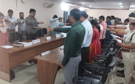 ଦୁର୍ନୀତି ନିବାରଣ ସଚେତନତା ସପ୍ତାହ ପାଳନ ନିମନ୍ତେ ଶପଥ ।