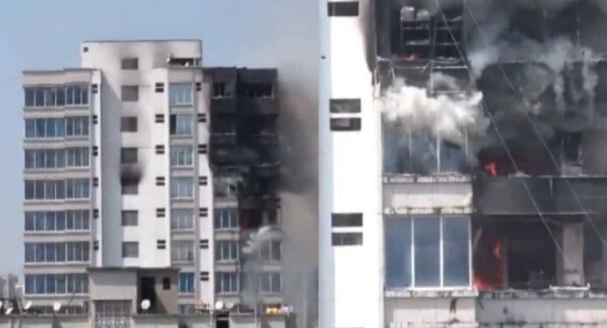 ଜେଏମ୍‌ଏସ୍‌ ବ୍ୟବସାୟୀ ସେଣ୍ଟରରେ ଭୟଙ୍କର ଅଗ୍ନିକାଣ୍ଡ