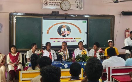 କୁଡୁମୁଲୁଗୁମ୍ମା ନୋଡାଲ ଉଚ୍ଚ ବିଦ୍ୟାଳୟରେ ଡ଼ଃ ଜ୍ୟୋତି ଗୁଡିଆ ଙ୍କୁ  ସମ୍ବର୍ଦ୍ଧନା  