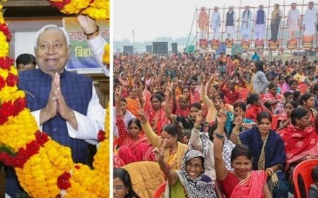 ପାଟନାର ଗାନ୍ଧୀ ମଇଦାନରେ ସେ ୧୦ମ ଥର ପାଇଁ ବିହାର ମୁଖ୍ୟମନ୍ତ୍ରୀ ରୂପେ ଶପଥ ନେଇଛନ୍ତି ନୀତୀଶ କୁମାର।