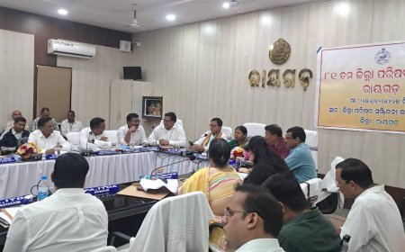 ୮୧ତମ ଜିଲ୍ଲା ପରିଷଦ ବୈଠକ ଅନୁଷ୍ଠିତ ,