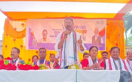 ବ୍ଲକ୍ ସ୍ତରୀୟ ସାଂସଦ ଖେଳ ମହୋତ୍ସବ: ଭାଗନେଲେ ୩୦ ବିଦ୍ୟାଳୟ ର ଛାତ୍ର ଛାତ୍ରୀ  I