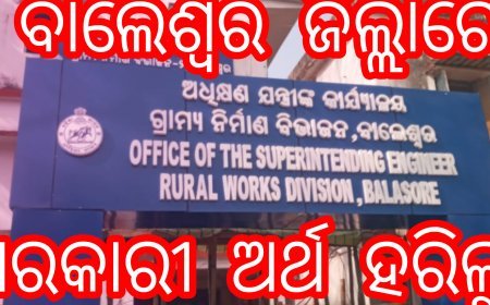 ବାଲେଶ୍ୱର ଜିଲ୍ଲା ରେ ଦଶକୋଟି ଟଙ୍କାର ସରକାରୀ ଅର୍ଥ ହରିଲୁଟ