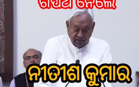 ରାଜ୍ୟସଭାରେ ଶପଥ ନେଲେ ନୀତୀଶ କୁମାର