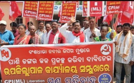 ପାଣି ଡଙ୍ଗର ଜଳ ପ୍ରକଳ୍ପ କରିବା ପାଇଁ ଜନ ଆନ୍ଦୋଳନ  ଜୋର ଧରିଲା