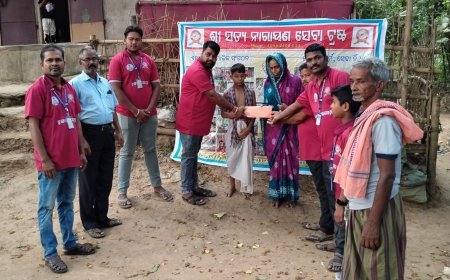 ପ୍ରଭାକର ନାୟକଙ୍କ ଶୁଦ୍ଧକ୍ରିୟା ନିମନ୍ତେ ସାହାଯ୍ୟର ହାତ ବଢାଇଲେ ଶ୍ରୀ ସତ୍ୟ ନାରାୟଣ ସେବା ଟ୍ରଷ୍ଟ,