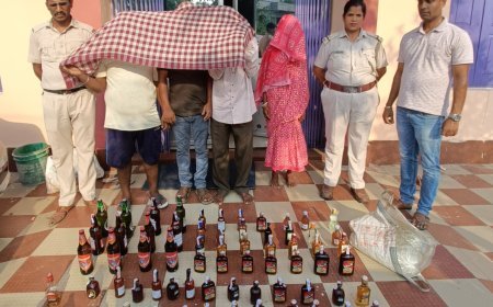 *ଖଇରା ଓ ସୋର ଅବକାରୀ ଥାନାର ମିଳିତ ଚଢ଼ାଉ l ଦେଶୀ ଓ ବିଦେଶୀ ମଦ ସହିତ ବିଅର ଜବତ, ୦୪ ଗିରଫ ।*