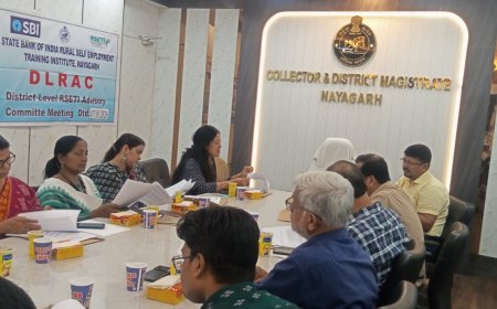 ଭାରତୀୟ ଷ୍ଟେଟ ବ୍ୟାଙ୍କ ଗ୍ରାମୀଣ ଆତ୍ମ ନିଯୁକ୍ତି ତାଲିମ ପ୍ରତିଷ୍ଠାନର ଜିଲ୍ଳା ସ୍ତରୀୟ ବୈଠକ