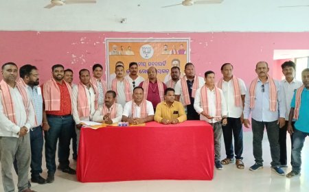 ନୟାଗଡ଼ ଜିଲ୍ଲା କୃଷକ ମୋର୍ଚା ର କମିଟି ଗଠନ ଘୋଷଣା କଲେ :ବିଜେପି ସଭାପତି