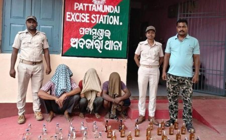 ଚୋରା ମଦ  ଜବତ ୧୦ କୋର୍ଟ ଚାଲାଣ ।