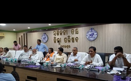 ଜିଲ୍ଲା ଯୋଜନା କମିଟିର ପ୍ରାରମ୍ଭିକ ବୈଠକ ଅନୁଷ୍ଠିତ