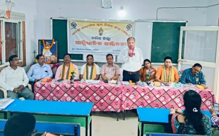 ଓଡିଶା ମାଧ୍ୟମିକ ସ୍କୁଲ ଶିକ୍ଷକ ସଙ୍ଘ ବୌଦ୍ଧର ଜିଲ୍ଲା  ସ୍ତରୀୟ  ସାମ୍ବିଧାନିକ ସମ୍ମିଳନୀ ଆୟୋଜିତ .