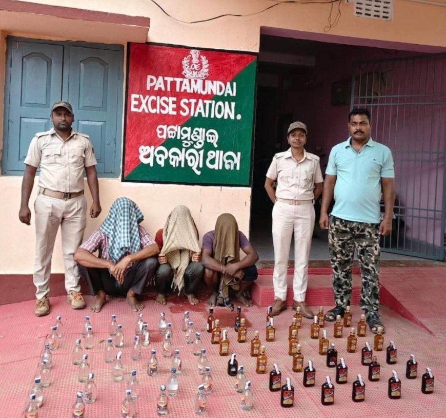 ଚୋରା ମଦ  ଜବତ ୧୦ କୋର୍ଟ ଚାଲାଣ ।