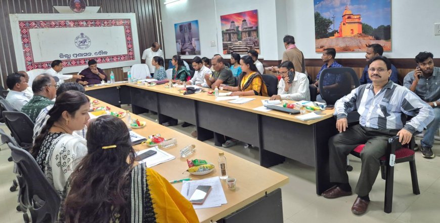 ବୌଦ୍ଧ ଜିଲ୍ଲାରେ ଜଳପରିମଳ ମିଶନର ମାସିକ ବୈଠକ ଅନୁଷ୍ଠିତ ।