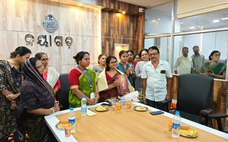 ଅବସର ଗ୍ରହଣ କଲେ ସୂଚନା ଓ ଲୋକ ସମ୍ପର୍କ ଅଧିକାରୀ ,