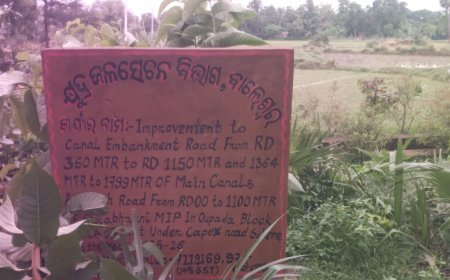 ବାଲେଶ୍ୱର ଜିଲ୍ଲା ର ଜିଲ୍ଲା ପ୍ରତିନିଧି ରଘୁନାଥ ନାୟକ ବାଲେଶ୍ୱର ଜିଲ୍ଲା ଅଧୀନ ନୀଳଗିରି ସବଡିଭିଜନ ଔପଦା ବ୍ଲକ ଅନ୍ତର୍ଗତ ଫତେପୁର ପଞ୍ଚାୟତ ର କ୍ଷୁଦ୍ର ଜଳସେଚନ.