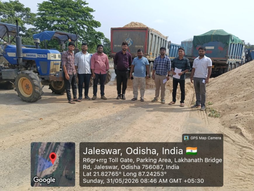 ବାଲେଶ୍ୱର, ଜିଲ୍ଲା ପ୍ରତିନିଧି ରଘୁନାଥ ନାୟକ  ଜିଲ୍ଲାରେ ବେଆଇନ ଖଣିଜ କାରବାର ଉପର ଚଢ଼ାଉ: