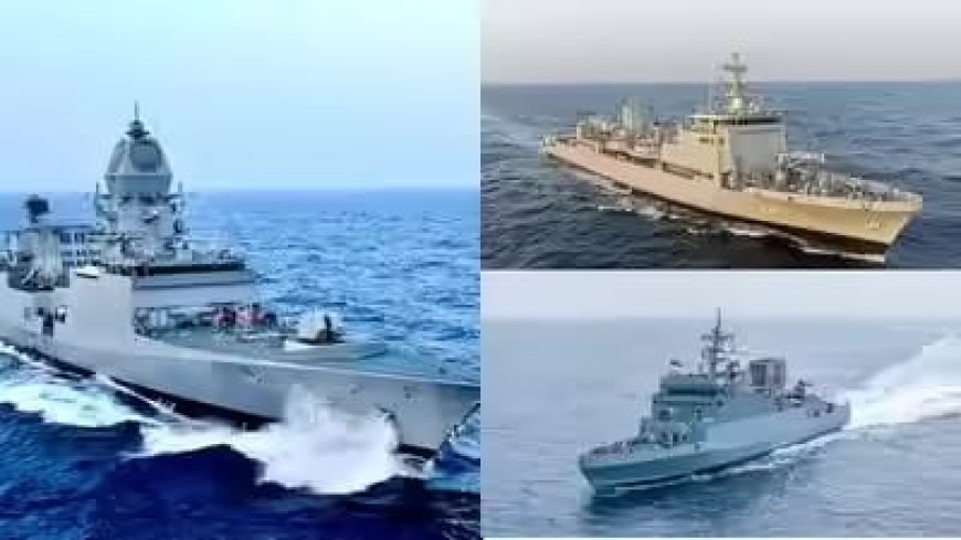 ନୌସେନାକୁ ମିଳିଲା ୩ ନୂଆ ଯୁଦ୍ଧ ଜାହାଜ.