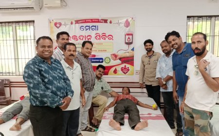 ସାମ୍ବାଦିକ ଭବନରେ ମେଗା ରକ୍ତଦାନ ଶିବିର..