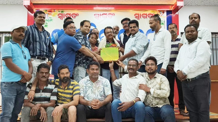 ସାମ୍ବାଦିକ ଭବନରେ ସମ୍ବର୍ଦ୍ଧନା