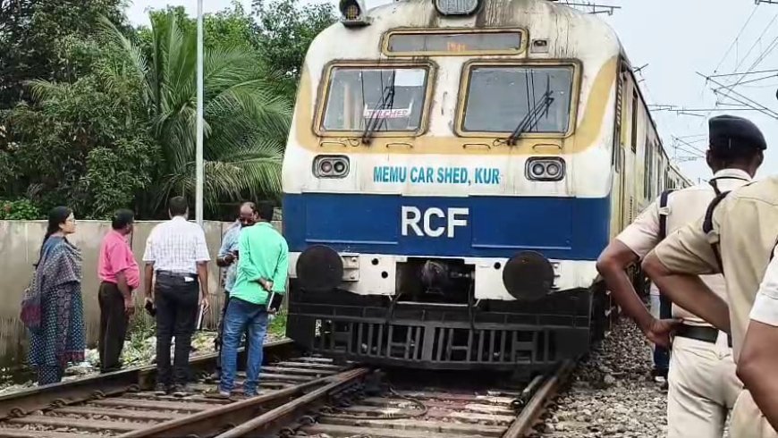 ପୁରୀରେ ଟ୍ରେନ୍‌ ଇଞ୍ଜିନ୍‌ ଲାଇନଚ୍ୟୁତ