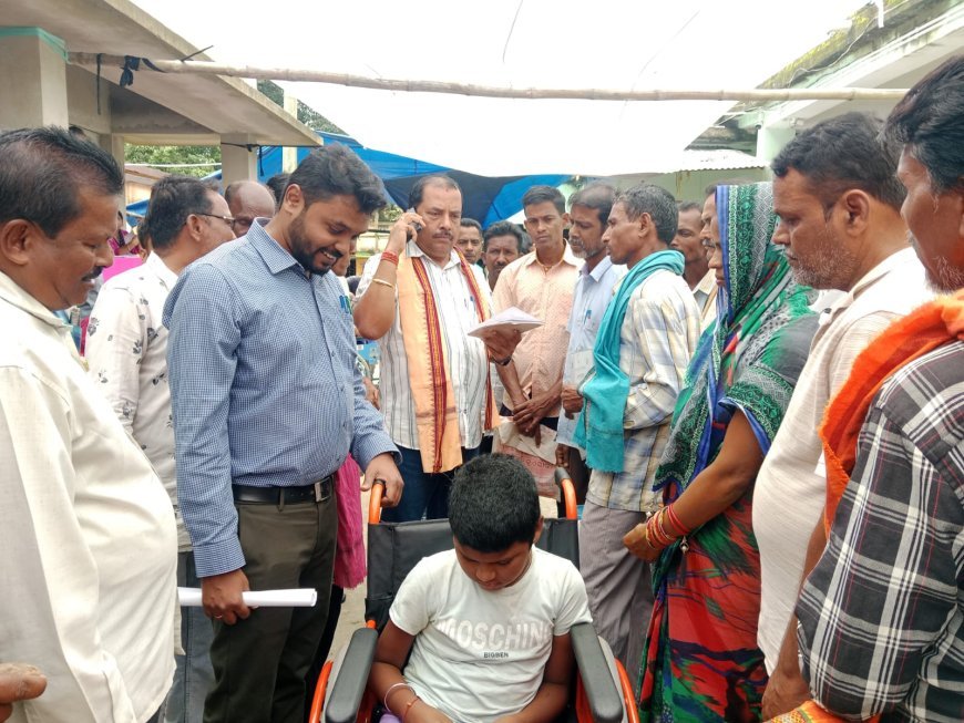 ଭୀମଭୋଇ ଭିନ୍ନକ୍ଷମ ସାମର୍ଥ୍ୟ ଶିବିର ଅନୁଷ୍ଠିତ