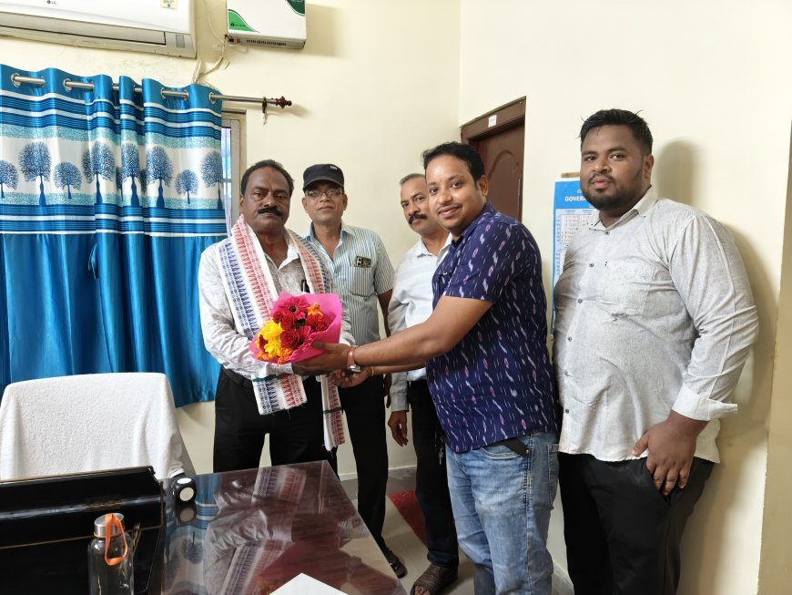 ନୂତନ ଜିଲ୍ଲା ସୂଚନା ଓ ଲୋକ ସମ୍ପର୍କ  ଅଧିକାରୀ ଙ୍କ ଦାୟିତ୍ବ ଗ୍ରହଣ